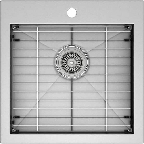 Artika Cube 18Gauge Single Bowl Stainless Steel Sink 90Degree Corners