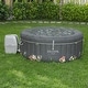 preview thumbnail 10 of 8, Bestway SaluSpa Aruba AirJet Inflatable Hot Tub with 110 Soothing Jets, Gray - 66.93 x 66.93 x 25.98 inches
