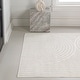 preview thumbnail 23 of 37, JONATHAN Y Peater High-Low MidCentury Modern Arch Stripe Two-Tone Indoor/Outdoor Rug