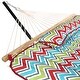 preview thumbnail 69 of 71, Sunnydaze Rope Hammock with 12-Foot Stand, Hammock Pad & Pillow
