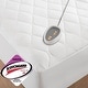 preview thumbnail 8 of 43, Beautyrest Heated Microfiber Mattress Pad with 3M Scotchgard - White