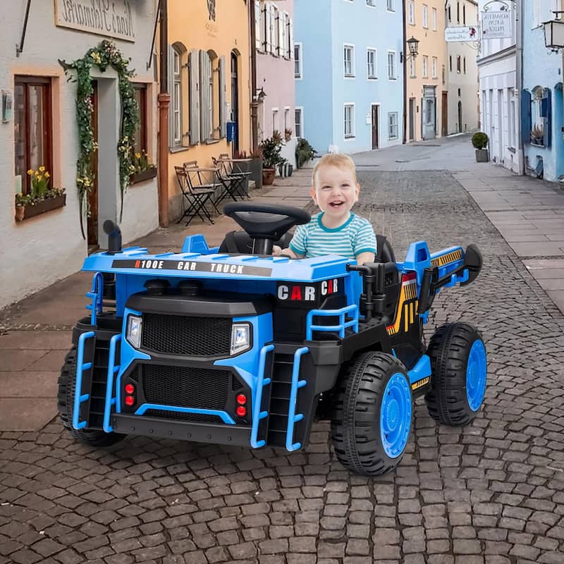 24V 2 Seater Kids Ride On Dump Truck with R/C