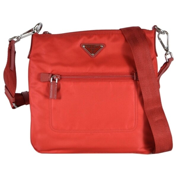 prada tessuto nylon messenger bag
