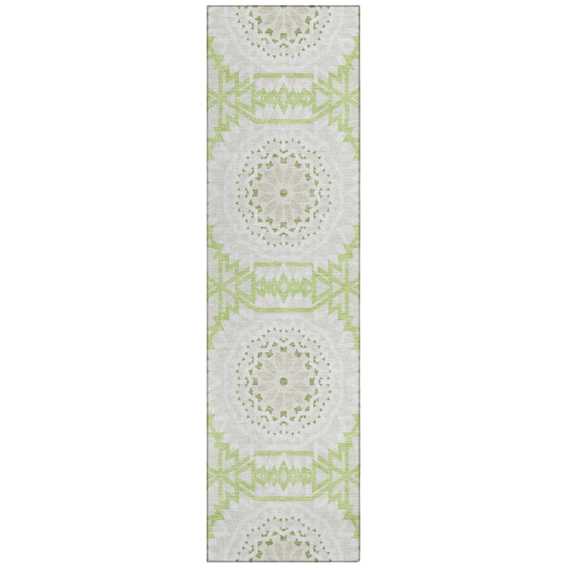 Machine Washable Indoor/ Outdoor Chantille Moroccan Boho Rug
