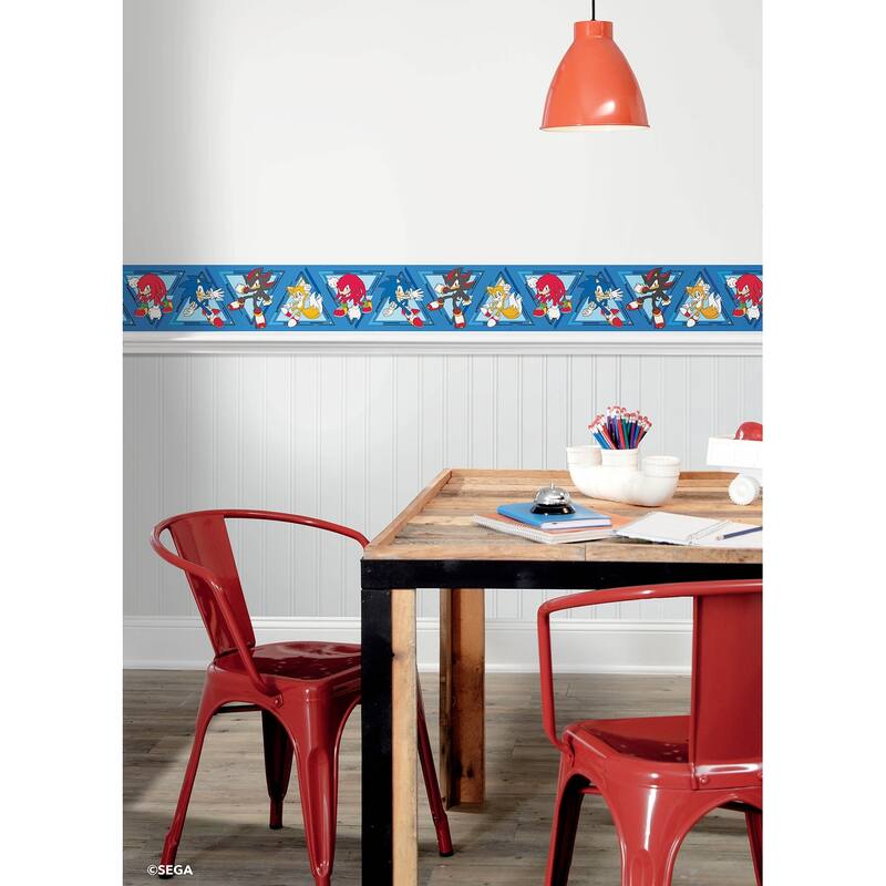 RoomMates Sonic The Hedgehog Team Sonic Border Decal