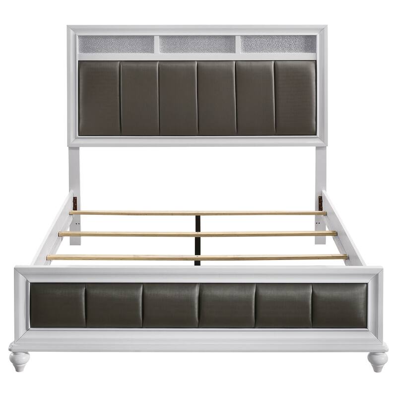 Barzini 4-piece Bedroom Set with Upholstered Headboard