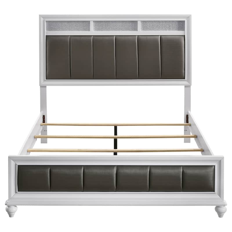 Barzini 5-Piece Bedroom Set with Upholstered Headboard