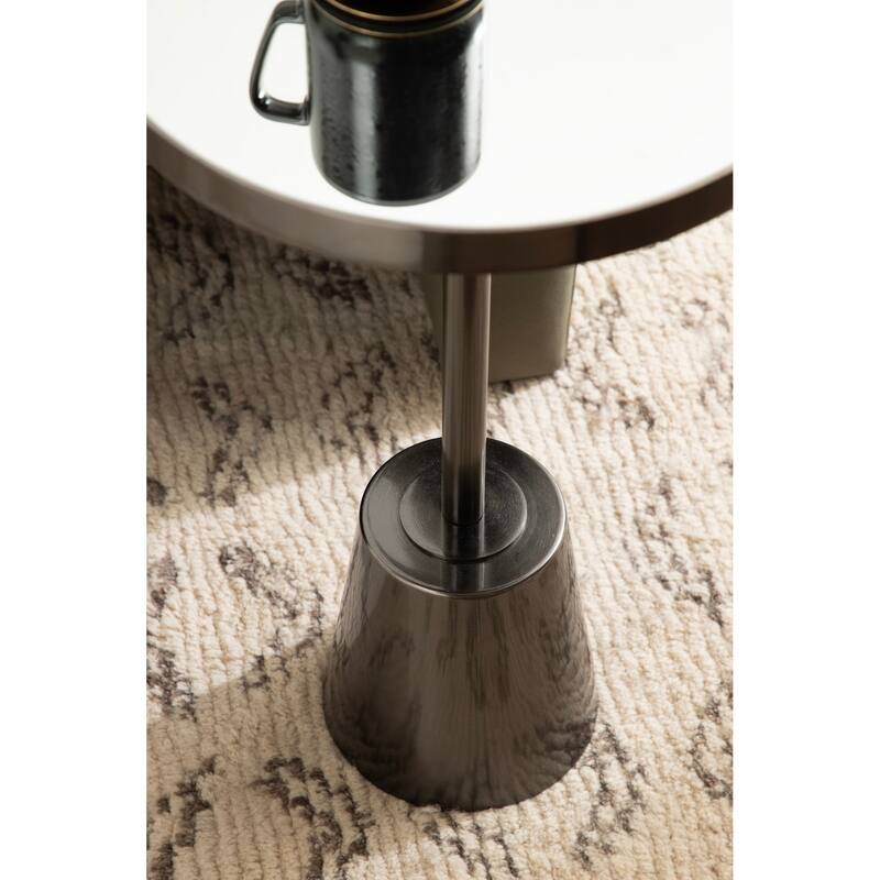 Kate and Laurel Tira Round Side Table