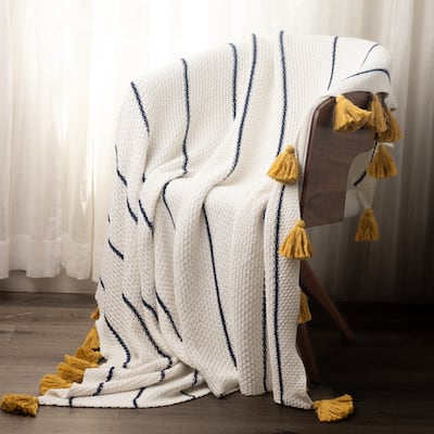 Willis Multi-color Cotton Throw