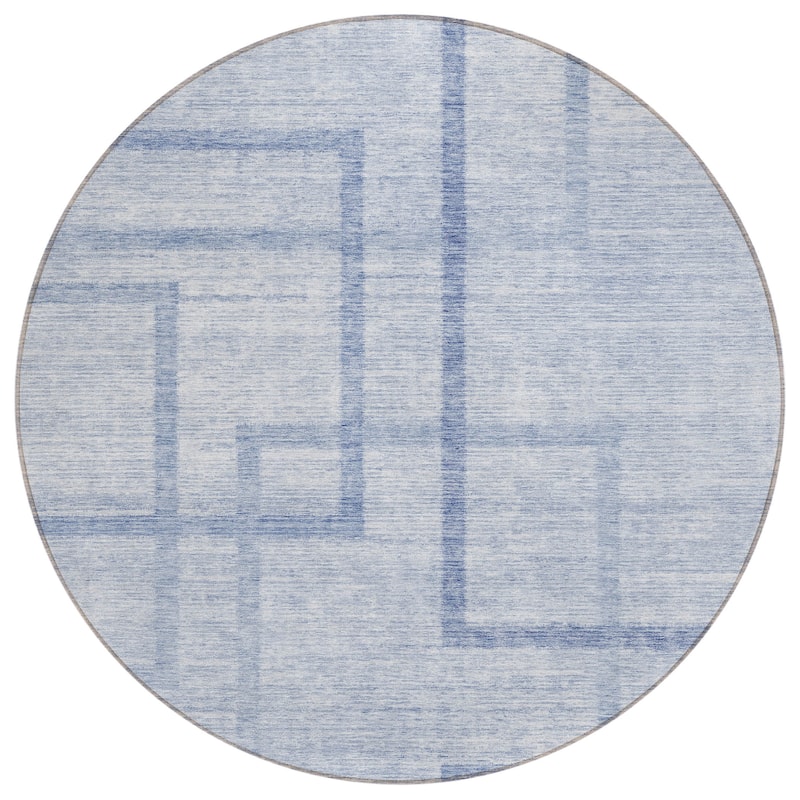 Machine Washable Indoor/ Outdoor Chantille Contemporary Geo Rug
