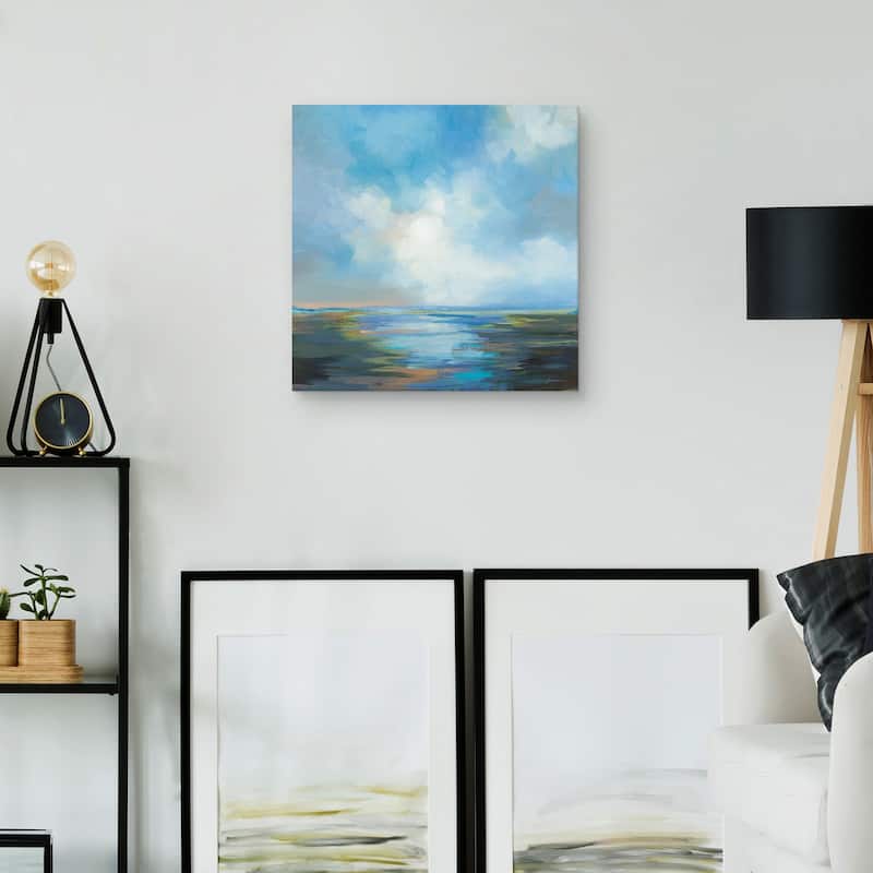 Watching the Sky by Liz Jardine Canvas Art Print