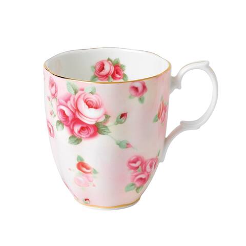 Royal Albert 100 Years 1980 Mug 14.1 oz Rose Blush