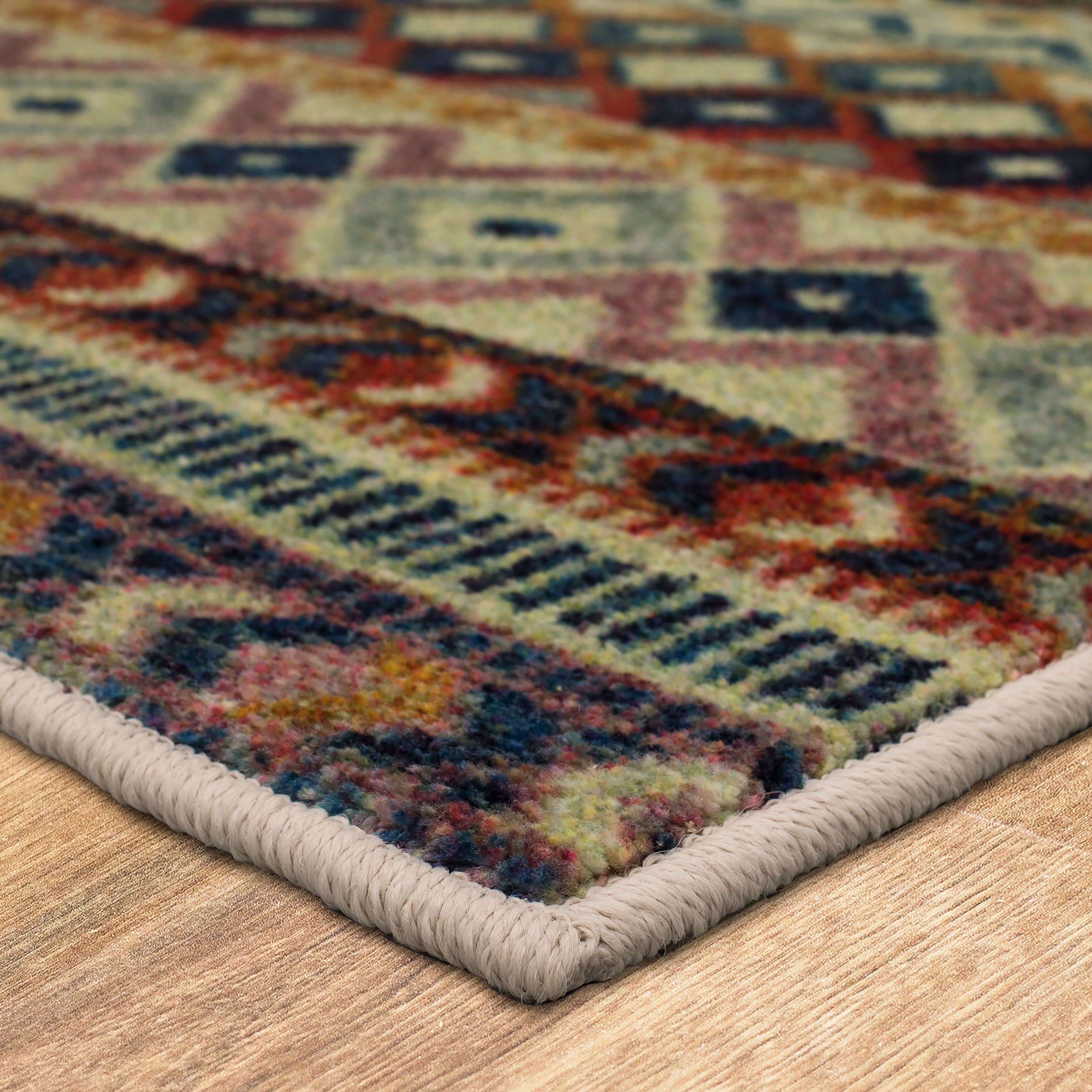 Geometric Striped Scatter Rug 2' X 3' Mohawk Home Myron Multi Geometric Striped Scatter Rug 2' X 3' Mohawk Home Myron Multi