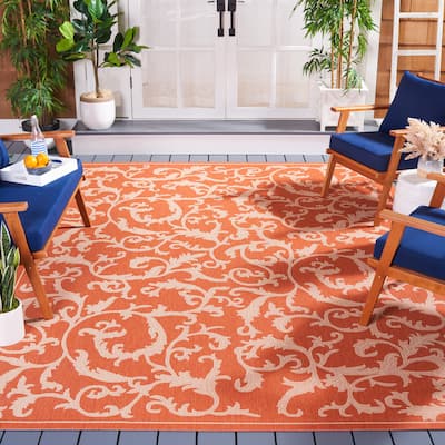 SAFAVIEH Courtyard Darline Indoor/ Outdoor Waterproof Patio Backyard Rug