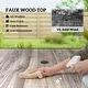 preview thumbnail 6 of 7, Outsunny Outdoor Dining Table for 4 People, 37" Square Patio Table with Umbrella Hole, Backyard, Deck, Gray