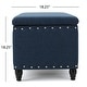 preview thumbnail 53 of 60, Tatiana Contemporary Fabric Storage Ottoman with Nailhead Trim by Christopher Knight Home