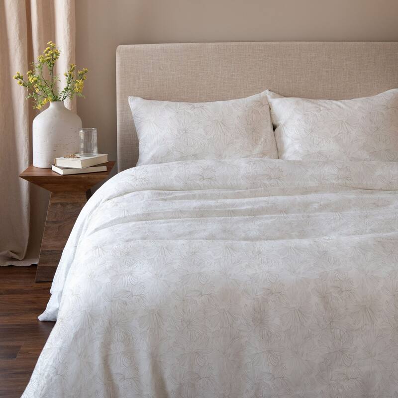 100% French Linen Pillowcase Set by BOKSER HOME