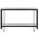 preview thumbnail 7 of 6, Uttermost Shadow Black Iron Console Table - 32.25'' H X 55.25'' W X 15.5'' D