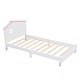 preview thumbnail 18 of 52, Platform bed with house shaped headboard