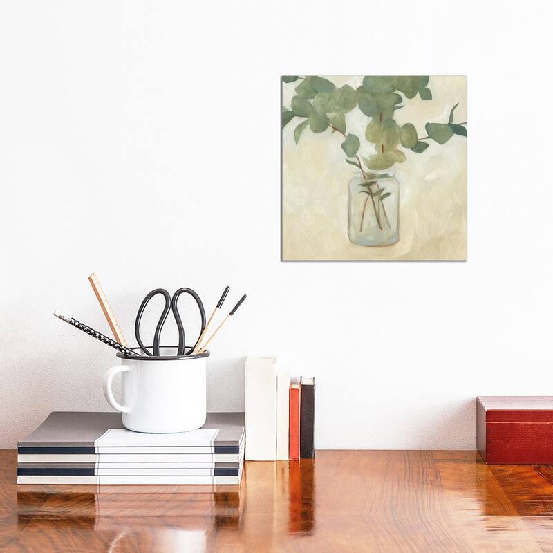 iCanvas "Greenery Still Life II" by Emma Scarvey Canvas Print - 12x12x1.5