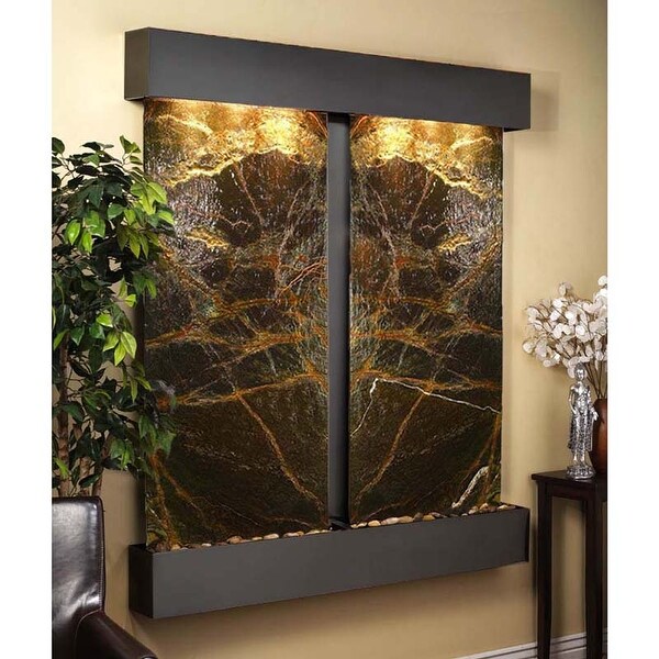 Cottonwood Falls Fountain - Blackened Copper - Squared Edges - Choose Options