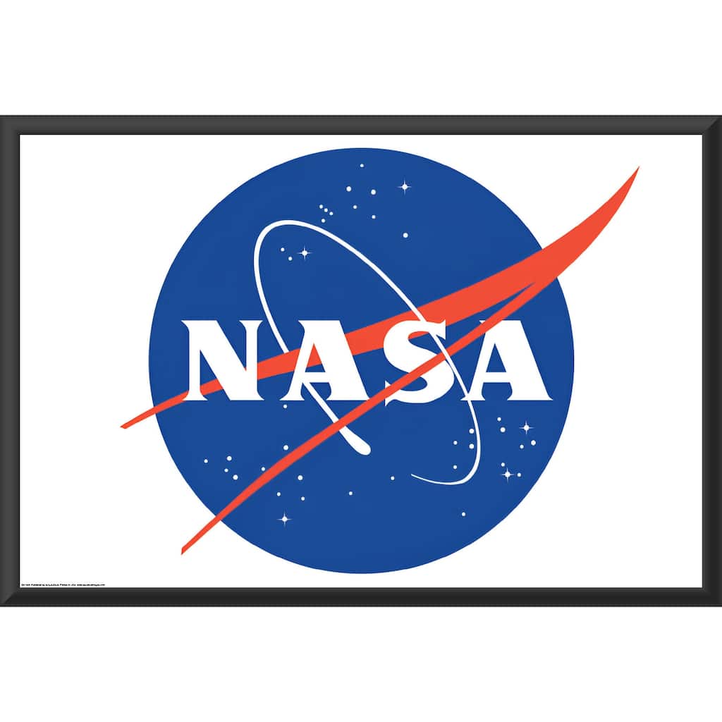 NASA - Logo Framed Art Poster - 24 x 36 Inch