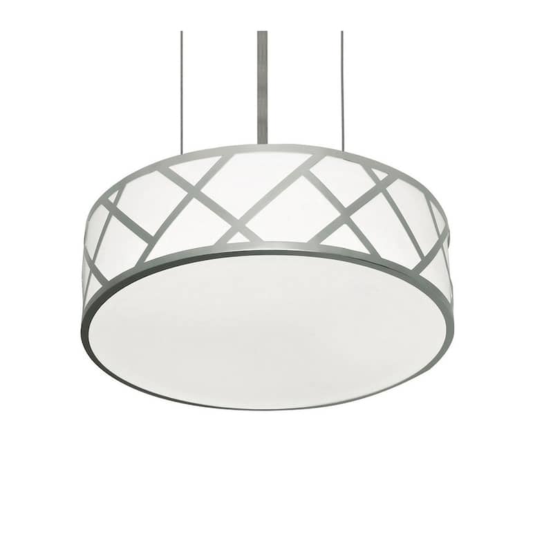 AFX HVNP17LAJUD Haven 17" Wide Pendant - Satin Nickel