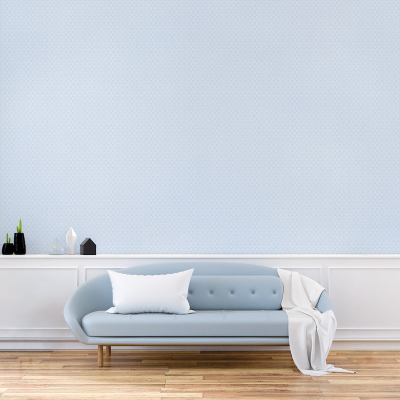 Galerie Wallcoverings TexStyle Collection Greek Key Non-woven Metallic Wallpaper Roll