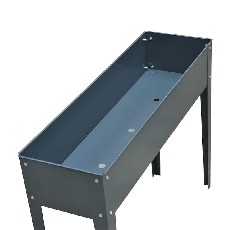 Outsunny Metal Raised Garden Bed