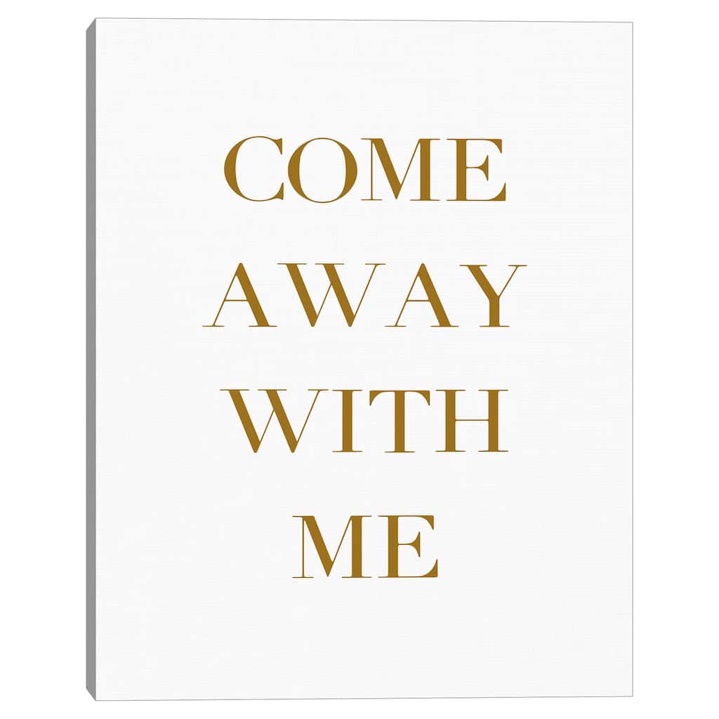 Come Away With Me Canvas Art Print