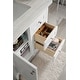 preview thumbnail 5 of 32, James Martin Vanities Palisades 36" Single Vanity, Bright White