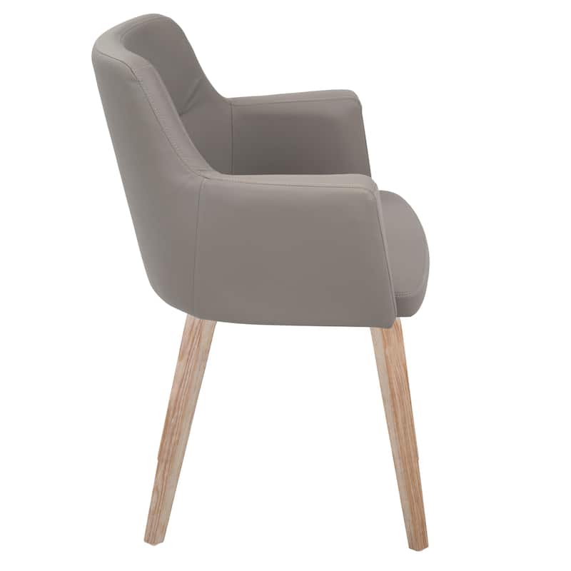 Carson Carrington Duved Dining Chair with Bent Wood Legs (Set of 2)