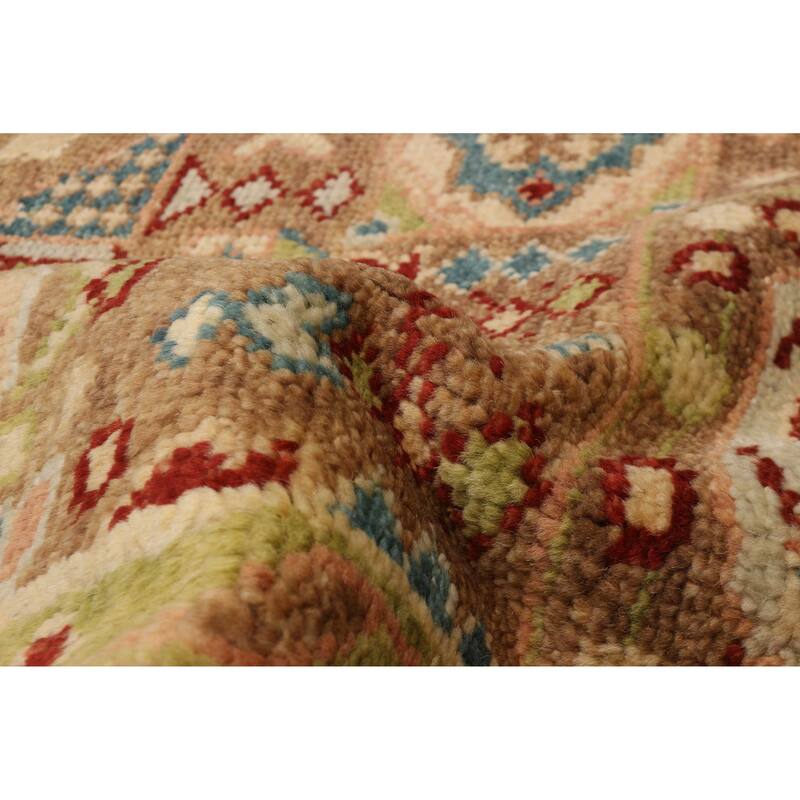 ECARPETGALLERY Hand-knotted Jules Serapi Brown Wool Rug - 10'1 x 13'10