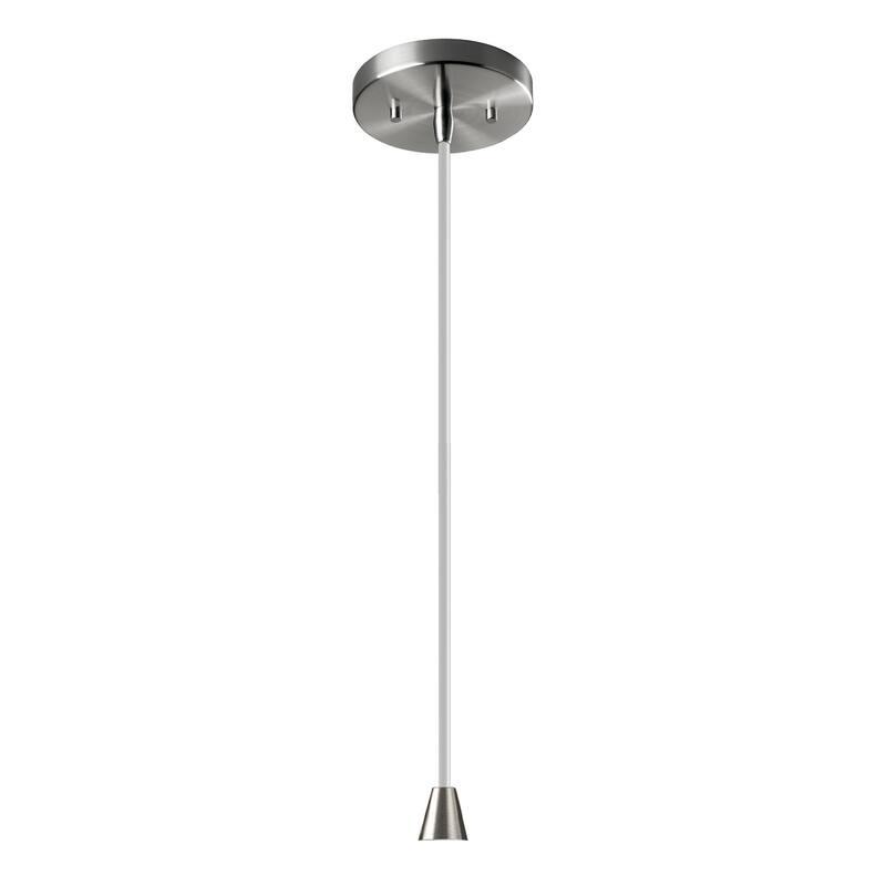 Carson Carrington Sallerup Trapezoid Brushed Nickel Pendant - Brushed Nickel