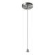 Option Brushed Nickel/White Cord / Cerise