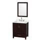 Option Espresso / Giotto Quartz Top / Brushed Chrome