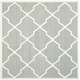 preview thumbnail 50 of 84, SAFAVIEH Handmade Chatham Eppie Modern Moroccan Wool Rug 7' Square - Grey/Ivory - Square