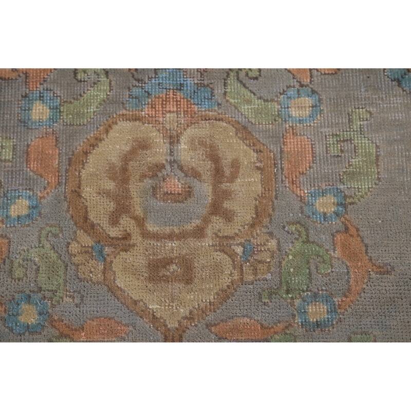 Over-Dyed Tabriz Persian Vintage Rug Hand-Knotted Wool Carpet - 8'3"x 11'5"