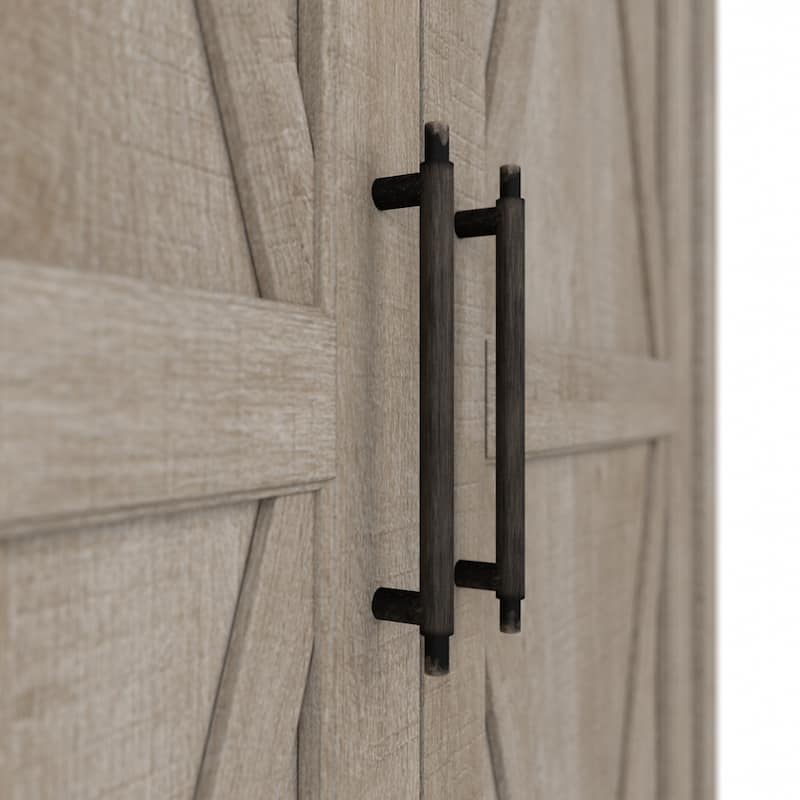 Key West Tall Storage Cabinet with Doors and Shelves by Bush Furniture