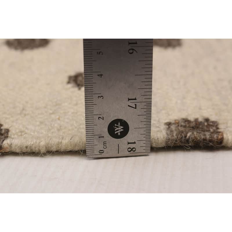 Ankara FW Cream Kilim 5'0" x 8'0" - 5'0 x 8'0