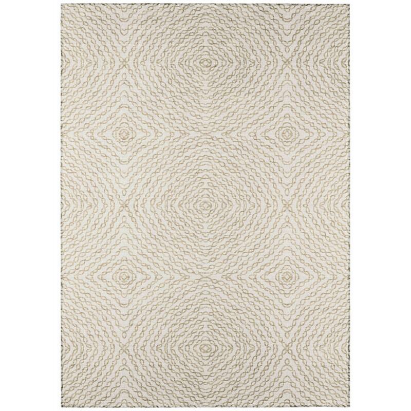 Indoor/ Outdoor Addison Bravado Link Washable Area Rug