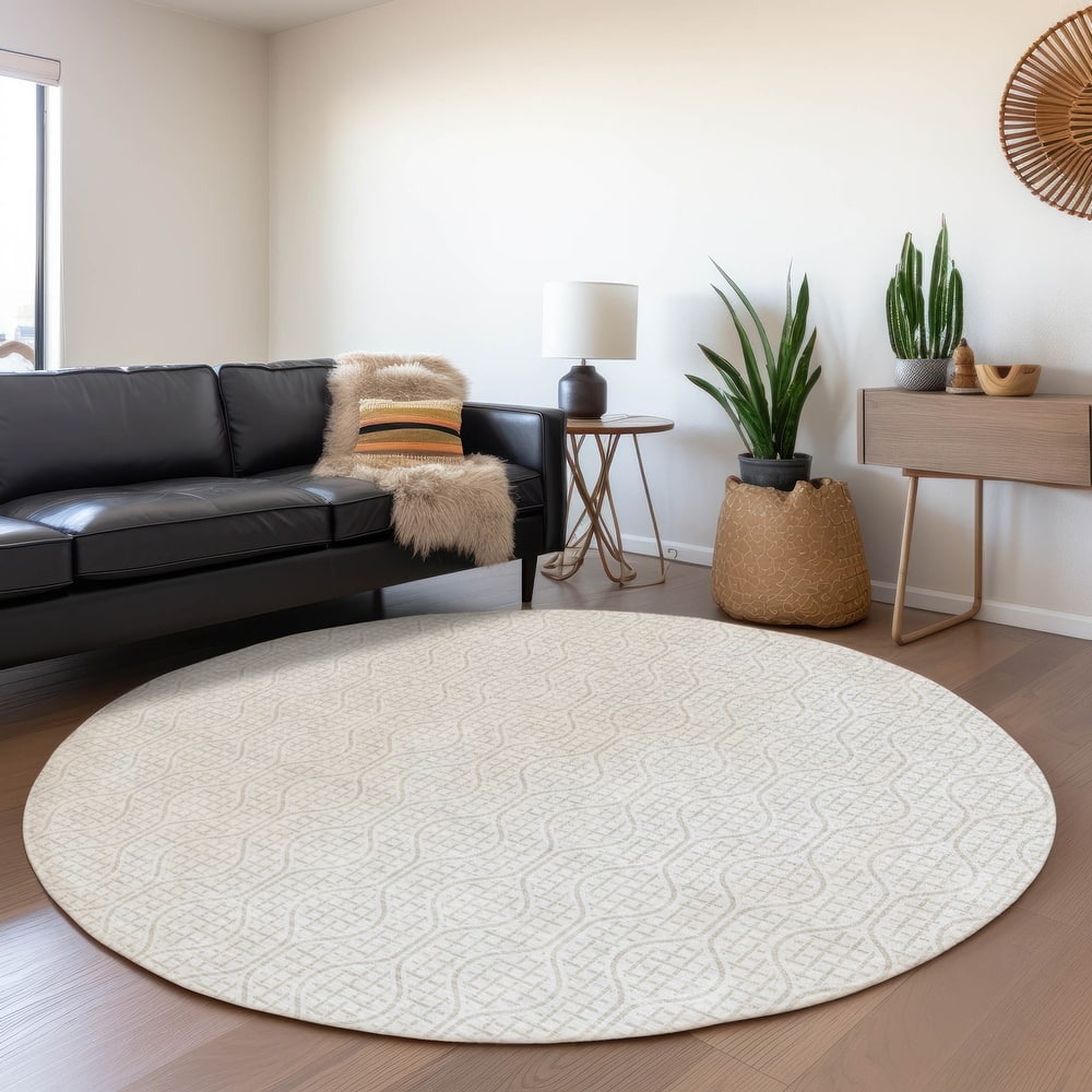 Premium Washable Super Soft Modern Teardrop Mayfield Rug