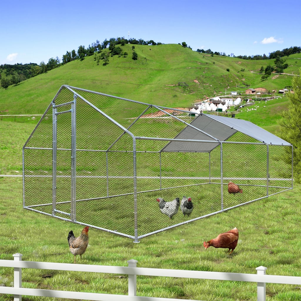 Metal Chicken Run Walk-in Poultry Cage with Waterproof