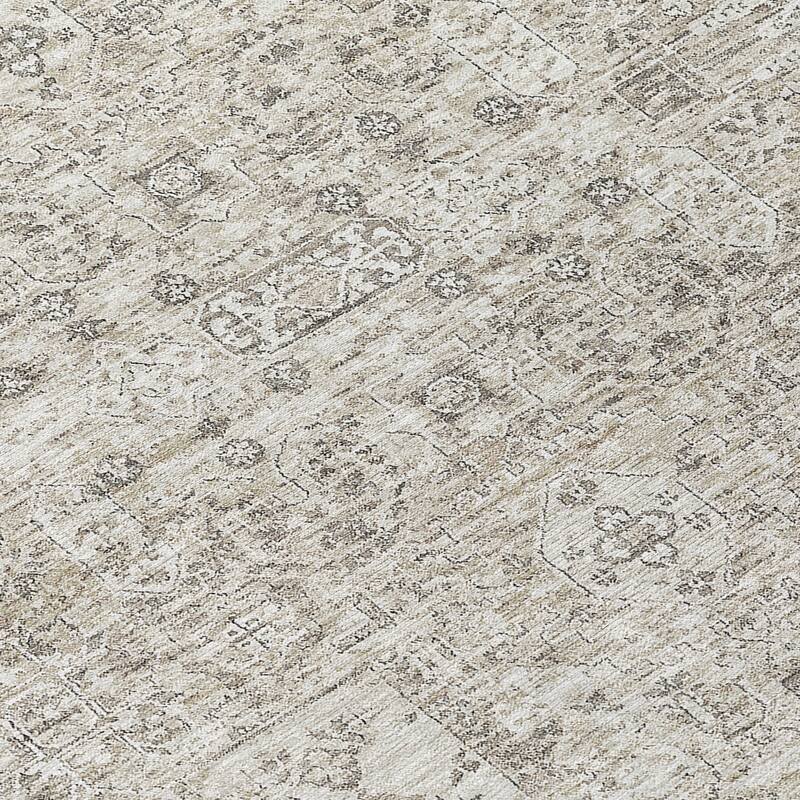 Machine Washable Indoor/ Outdoor Chantille Traditional Vintage Rug
