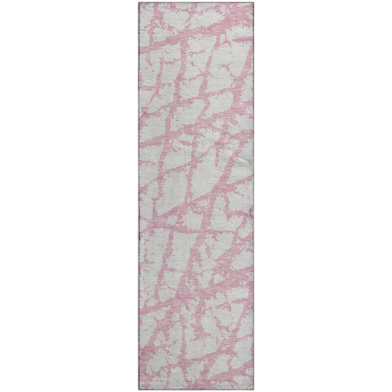 Premium Washable Super Soft Modern Crackle Mayfield Rug