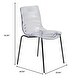 preview thumbnail 31 of 37, LeisureMod Astor Set of 4 Acrylic Plastic Transparent Dining Side Chair With Chrome Base for Home Kitchen Restaurant