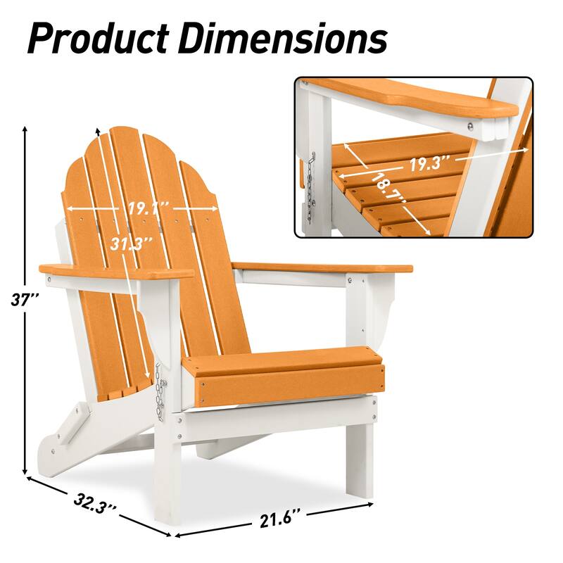 Aoodor Folding Patio Chairs - Stylish and Portable Seating