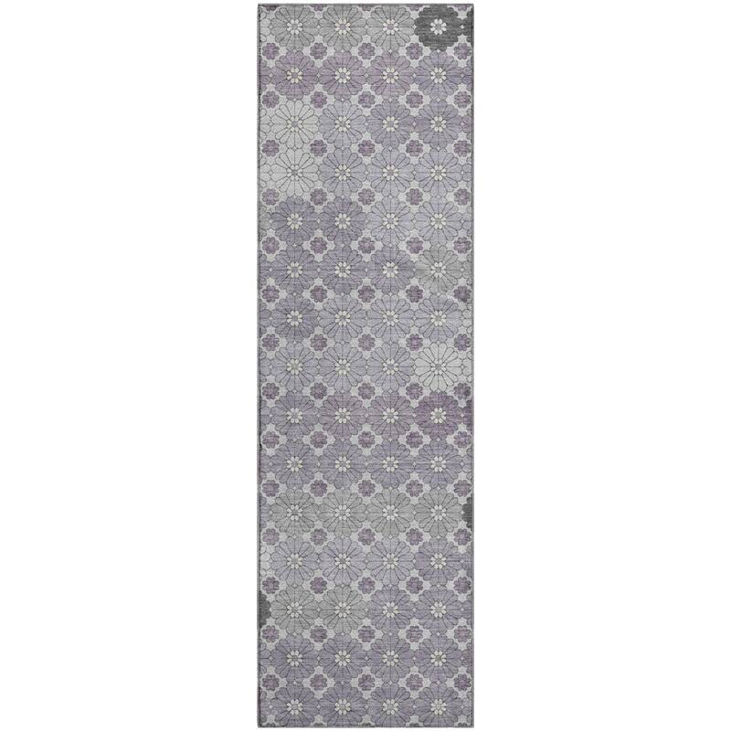 Premium Washable Super Soft Whimsy Mosaic Mayfield Rug