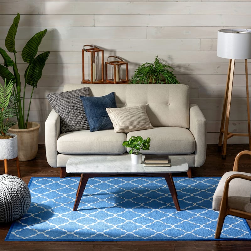 Well Woven Kings Court Brooklyn Trellis Lattice Modern Area Rug