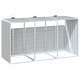 preview thumbnail 36 of 56, vidaXL Wheelie Bin Storage Rubbish Waste Bin Storage Steel